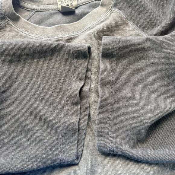 Cabelas T-Shirt Mens L Green 100% Cotton Waffle Knit Oversized Casual - Picture 3 of 7